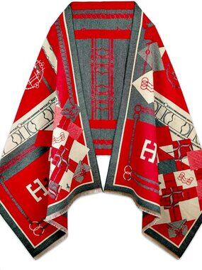 NEW! LUXURY CASHMERE BLEND VIBES WRAP SCARF SHAWL BLANKET